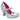 Irregular Choice Womens Fancy That High Heeled Shoe - Blue Floral