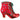 Irregular Choice Womens Chinese Whispers Heeled Ankle Boot - Red