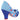 Irregular Choice Womens Make My Day High Heel - Blue