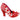 Irregular Choice Womens Make My Day High Heel - Red