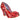 Irregular Choice Womens Nick of Time High Heel - Red