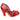 Irregular Choice Womens Nick of Time High Heel - Red