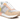 Xti Womens Fashion Trainers - Pink / Yellow / White