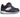 Geox Infant Leather Toddlers Trainers - Navy / Orange